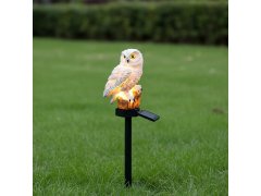 Solární zahradní osvětlení sova 6