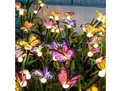 Solární zápich - motýlci