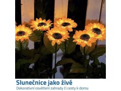 Solární zápich - slunečnice 2