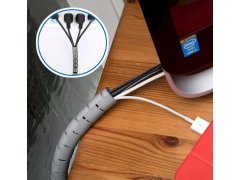 Spirálový organizér kabelů - 2 m, průměr 2 cm
