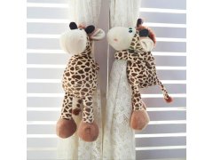 Spona na závěsy plyšová žirafa 2