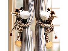Spona na závěsy plyšová žirafa 8