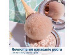 Štětec na pudr - zlatý 5