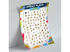 Stírací plakát - 100 věcí co musíte zažít 8