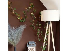 Světelný řetěz 2 m - zelené listy 5