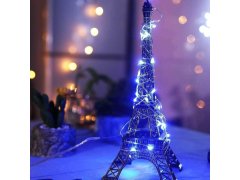 Světelný řetěz s&nbsp;dálkovým ovladačem, barevné/teplé/studené světlo, 5 m 6