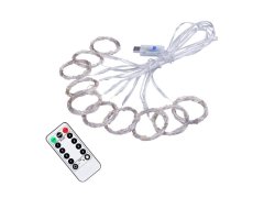 Světelný závěs na dálkové ovládání - studené světlo 6