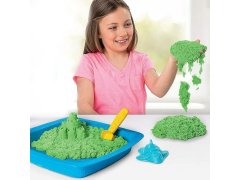 Tekutý kinetický písek mega set 2000 g - plastový kyblík 10