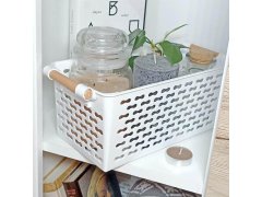 Úložný box s úchytkami - bílý 9