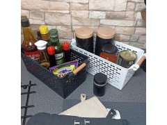 Úložný box s úchytkami - černý 3