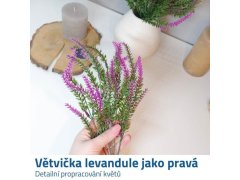 Umělá levandule - světle fialová 2