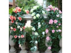 Umělá převislá květina 90 cm - bílá 6