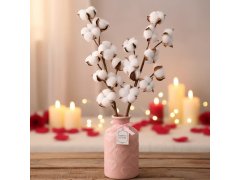 Umělá větvička bavlníku 50 cm