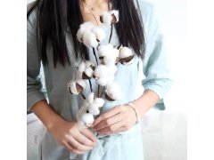 Umělá větvička bavlníku 50 cm 2