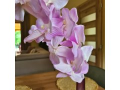 Umělé květiny orchidej - světle fialová 5