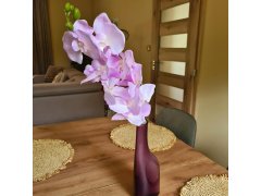 Umělé květiny orchidej - světle fialová 6