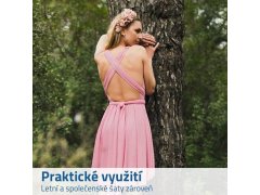 Univerzální šaty krátké - růžové 3