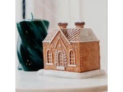 Vánoční dekorace - chaloupka + 2 františky 2