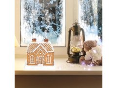 Vánoční dekorace - chaloupka + 2 františky 3