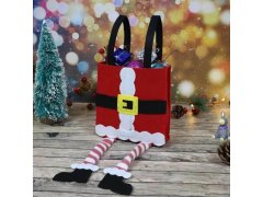 Vánoční dekorativní dárková taška - Santa 10