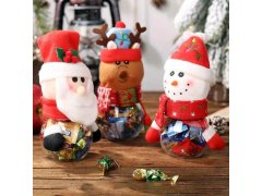 Vánoční dóza na sladkosti - sněhulák 10