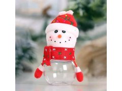 Vánoční dóza na sladkosti - sněhulák 12