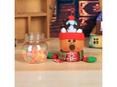 Vánoční dóza na sladkosti - sněhulák 3