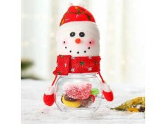 Vánoční dóza na sladkosti - sněhulák 4