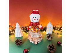 Vánoční dóza na sladkosti - sněhulák 5