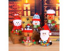 Vánoční dóza na sladkosti - sněhulák 7