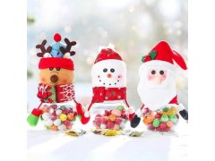 Vánoční dóza na sladkosti - sněhulák 8