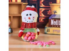 Vánoční dóza na sladkosti - sněhulák 9
