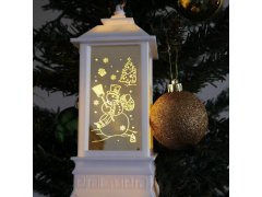 Vánoční LED lucerna - sněhulák 11