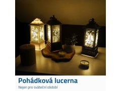 Vánoční LED lucerna - stromek 2