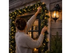 Vánoční LED svítící girlanda - 5,7 m 9