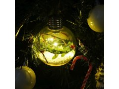 Vánoční LED svítící koule na stromeček - girlanda 7