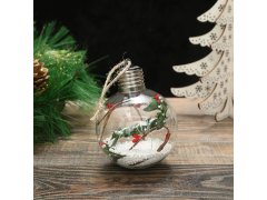 Vánoční LED svítící koule na stromeček - girlanda 8