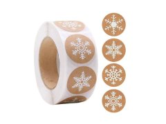 Vánoční samolepky 500 ks - sněhové vločky 8