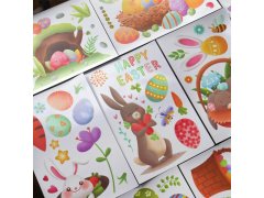 Velká sada velikonočních samolepek na okno 9 archů 7