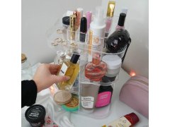 Velký otočný organizér na kosmetiku - transparentní 5