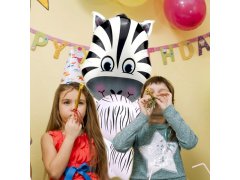 Veselé balónky - zebra 4