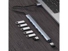 Víceportový adaptér USB 7 v 1 8