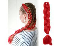 Vlasový příčesek - červený 5