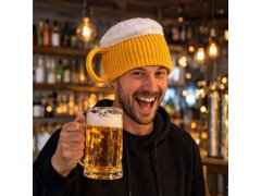 Vtipná čepice - půllitr s uchem 5