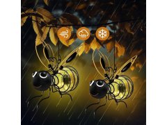 Zahradní dekorace solární včelka 3