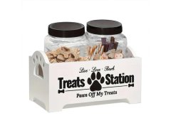 Zásobník se 2 nádobami na psí pamlsky 13