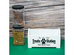 Zásobník se 2 nádobami na psí pamlsky 5