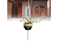 Závěs na květináč - přírodní 8