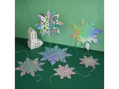 Závěsná dekorace sněhové vločky 6 ks 4