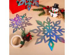 Závěsná dekorace sněhové vločky 6 ks 6